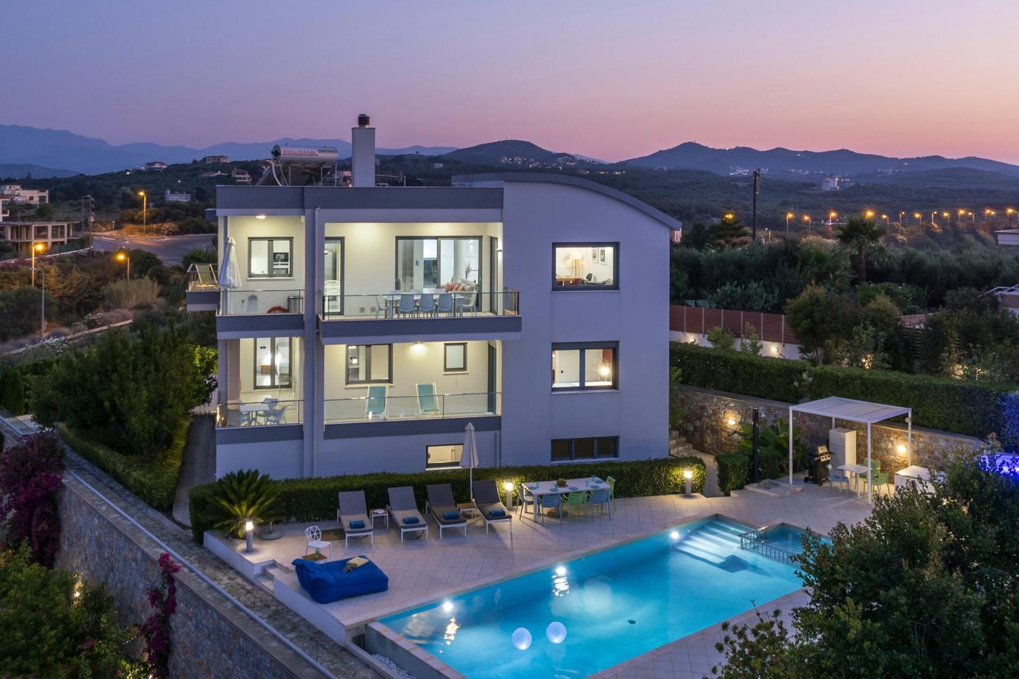 Villa Elysium Seaview Oasis Kato Galatas Exterior foto